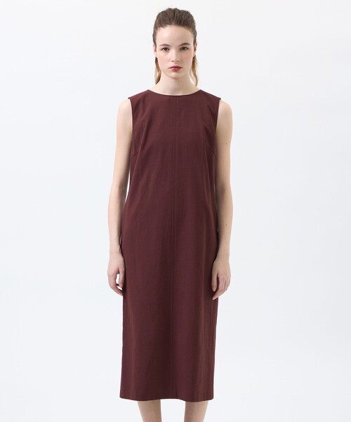 MACKINTOSH PHILOSOPHY(マッキントッシュ フィロソフィー)の「ドライオックスフォードコクーンワンピース(ワンピース・レディース・ブラウン系その他4/ベージュ系その他/ダークネイビー・38/36)」の9枚目の写真