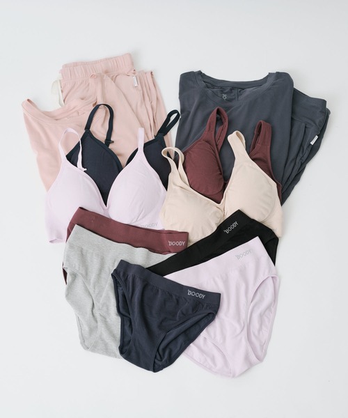 BOODY(ブーディ)の「【 BOODY / ブーディー 】グッドナイト スリープ Tシャツ JEI(Tシャツ/カットソー・レディース・ダークグレー/ブラック/ピンク・S/XS)」の8枚目の写真