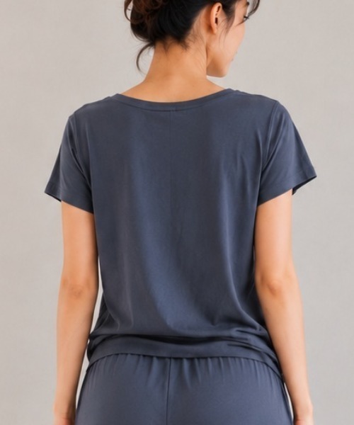 BOODY(ブーディ)の「【 BOODY / ブーディー 】グッドナイト スリープ Tシャツ JEI(Tシャツ/カットソー・レディース・ダークグレー/ブラック/ピンク・S/XS)」の10枚目の写真