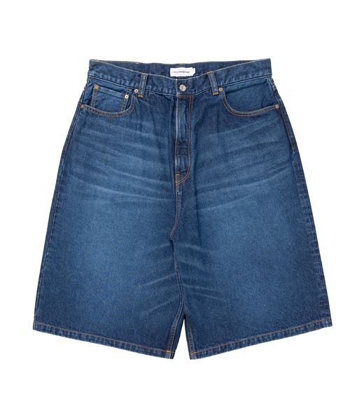 COOTIE PRODUCTIONS(クーティープロダクションズ)の「12.5oz Denim 5 Pocket Extra Baggy Shorts(デニムパンツ・メンズ・スミクロ/インディゴブルー・X-LARGE/LARGE/MEDIUM)」の1枚目の写真