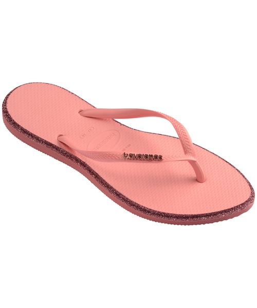 havaianas(ハワイアナス)の「SLIM POINT GLITTER(サンダル・レディース・ブラック系その他/ペールイエロー/サーモンピンク・23cm/25.5cm/24.5cm/22cm)」の5枚目の写真