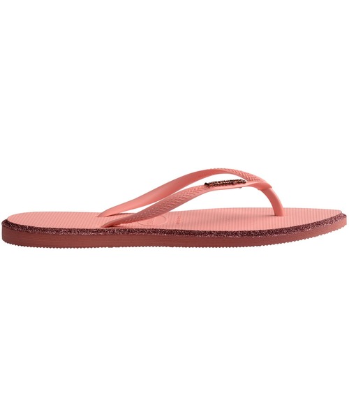 havaianas(ハワイアナス)の「SLIM POINT GLITTER(サンダル・レディース・ブラック系その他/ペールイエロー/サーモンピンク・23cm/25.5cm/24.5cm/22cm)」の6枚目の写真