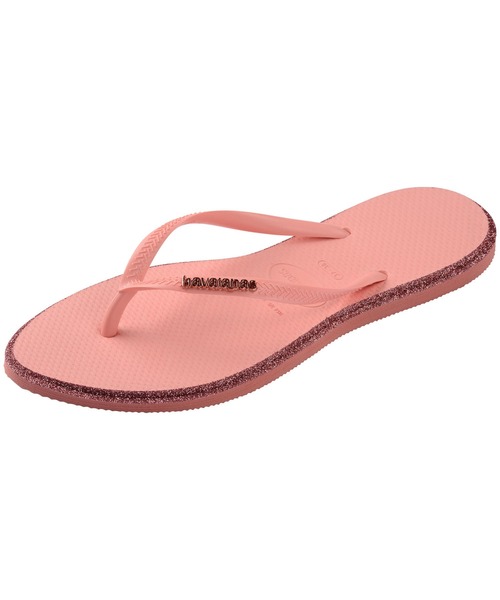 havaianas(ハワイアナス)の「SLIM POINT GLITTER(サンダル・レディース・ブラック系その他/ペールイエロー/サーモンピンク・23cm/25.5cm/24.5cm/22cm)」の7枚目の写真