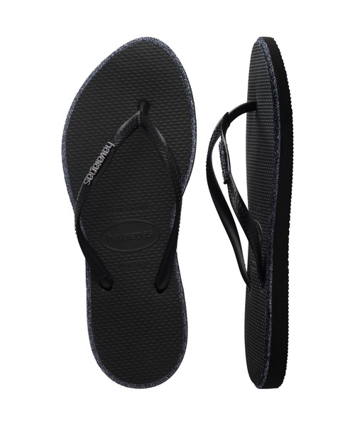 havaianas(ハワイアナス)の「SLIM POINT GLITTER(サンダル・レディース・ブラック系その他/ペールイエロー/サーモンピンク・23cm/25.5cm/24.5cm/22cm)」の11枚目の写真