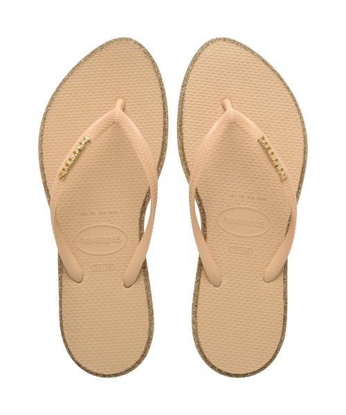 havaianas(ハワイアナス)の「SLIM POINT GLITTER(サンダル・レディース・ブラック系その他/ペールイエロー/サーモンピンク・23cm/25.5cm/24.5cm/22cm)」の13枚目の写真