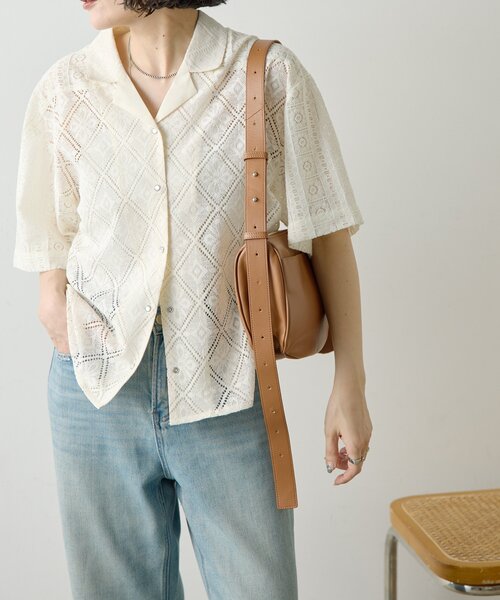 ear PAPILLONNER(イアパピヨネ)の「sampo×earコラボスワローマチショルダーバッグS《本革》(ショルダーバッグ・レディース・キャメル/ブラック・FREE)」の11枚目の写真