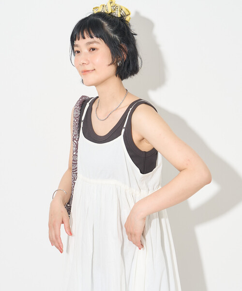 FREAK'S STORE(フリークスストア)の「インドボイル リボン 2wayキャミワンピース(ワンピース・レディース・レッド/その他2/オフホワイト/ブラック・フリ-)」の16枚目の写真