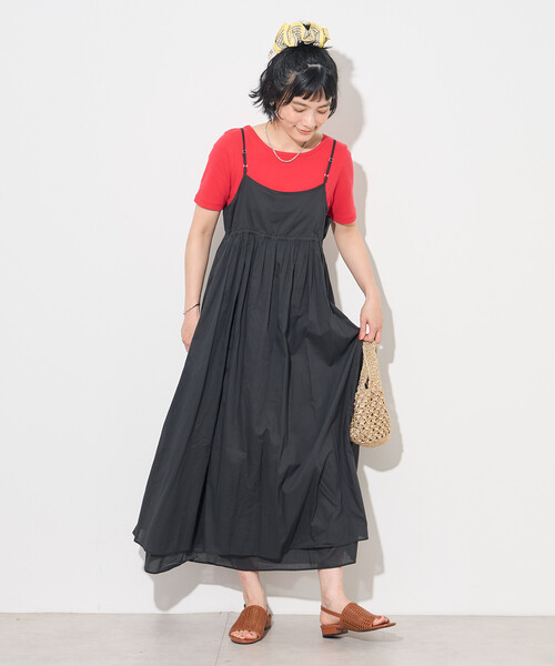 FREAK'S STORE（フリークスストア）の「インドボイル リボン 2wayキャミワンピース（ワンピース・レディース・レッド/その他2/オフホワイト/ブラック・ﾌﾘ-）」の17枚目の写真