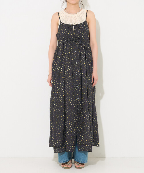 FREAK'S STORE（フリークスストア）の「インドボイル リボン 2wayキャミワンピース（ワンピース・レディース・レッド/その他2/オフホワイト/ブラック・ﾌﾘ-）」の13枚目の写真
