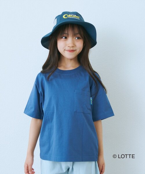 CIAOPANIC TYPY（チャオパニックティピー）の「【KIDS】【TYPY×LOTTE板ガム】持続冷感バックロゴクールミントTEE（Tシャツ/カットソー・キッズ・チャコールグレー/ブルー/ホワイト/イエロー・110/130/150）」の11枚目の写真