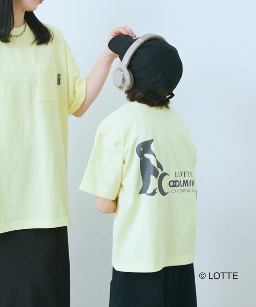 CIAOPANIC TYPY（チャオパニックティピー）の「【KIDS】【TYPY×LOTTE板ガム】持続冷感バックロゴクールミントTEE（Tシャツ/カットソー・キッズ・チャコールグレー/ブルー/ホワイト/イエロー・110/130/150）」の14枚目の写真