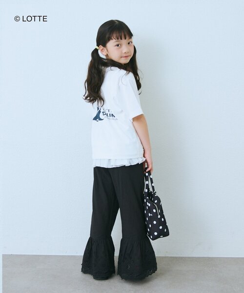 CIAOPANIC TYPY（チャオパニックティピー）の「【KIDS】【TYPY×LOTTE板ガム】持続冷感バックロゴクールミントTEE（Tシャツ/カットソー・キッズ・チャコールグレー/ブルー/ホワイト/イエロー・110/130/150）」の16枚目の写真