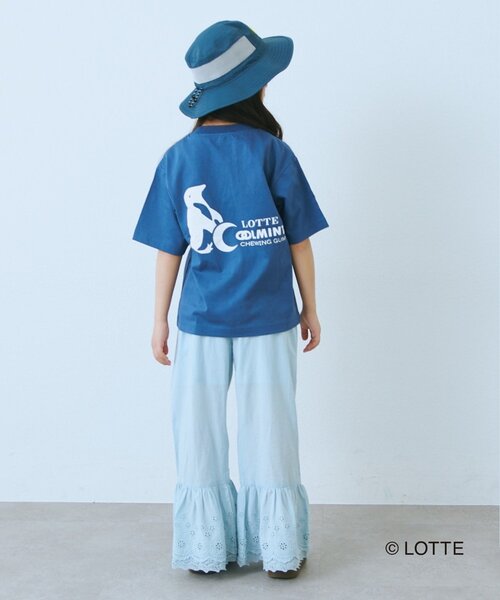 CIAOPANIC TYPY（チャオパニックティピー）の「【KIDS】【TYPY×LOTTE板ガム】持続冷感バックロゴクールミントTEE（Tシャツ/カットソー・キッズ・チャコールグレー/ブルー/ホワイト/イエロー・110/130/150）」の18枚目の写真