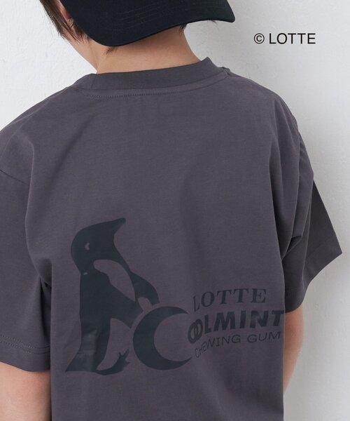 CIAOPANIC TYPY（チャオパニックティピー）の「【KIDS】【TYPY×LOTTE板ガム】持続冷感バックロゴクールミントTEE（Tシャツ/カットソー・キッズ・チャコールグレー/ブルー/ホワイト/イエロー・110/130/150）」の21枚目の写真