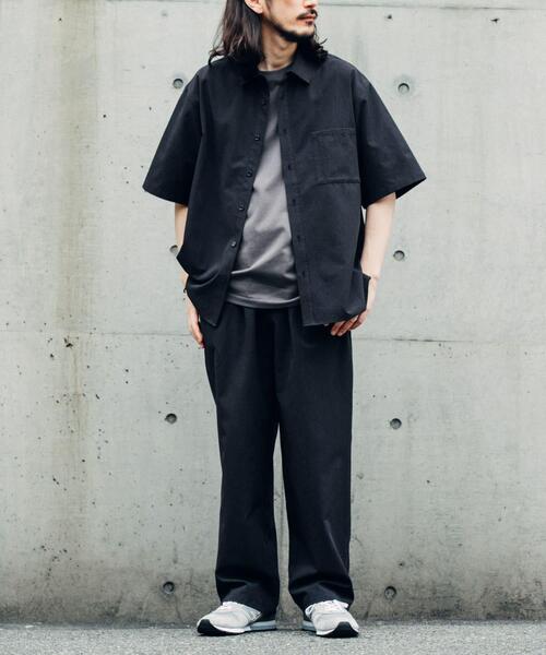 ITEMS URBANRESEARCH(アイテムズ アーバンリサーチ)の「『接触冷感/速乾/イージーケア』WINDY MESH ショートスリーブ シャツ(シャツ/ブラウス・メンズ・ネイビー/その他1/ブラック/チャコールグレー・MEDIUM/LARGE/X-LARGE)」の11枚目の写真