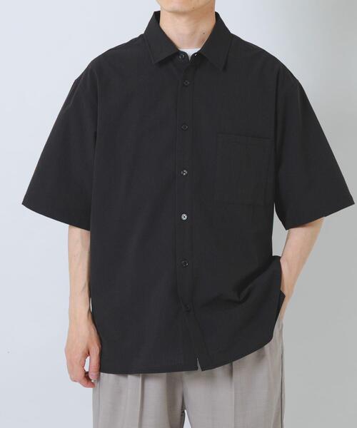 ITEMS URBANRESEARCH(アイテムズ アーバンリサーチ)の「『接触冷感/速乾/イージーケア』WINDY MESH ショートスリーブ シャツ(シャツ/ブラウス・メンズ・ネイビー/その他1/ブラック/チャコールグレー・MEDIUM/LARGE/X-LARGE)」の13枚目の写真
