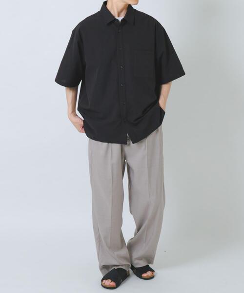 ITEMS URBANRESEARCH(アイテムズ アーバンリサーチ)の「『接触冷感/速乾/イージーケア』WINDY MESH ショートスリーブ シャツ(シャツ/ブラウス・メンズ・ネイビー/その他1/ブラック/チャコールグレー・MEDIUM/LARGE/X-LARGE)」の15枚目の写真
