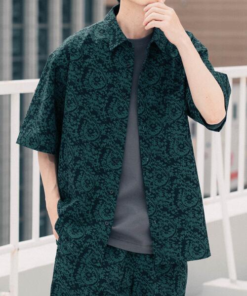 ITEMS URBANRESEARCH(アイテムズ アーバンリサーチ)の「『接触冷感/速乾/イージーケア』WINDY MESH ショートスリーブ シャツ(シャツ/ブラウス・メンズ・ネイビー/その他1/ブラック/チャコールグレー・MEDIUM/LARGE/X-LARGE)」の6枚目の写真