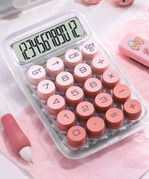 MAISON SELECT（メゾンセレクト）の「GC 4E98-MZ カラフルクリア電卓（ステーショナリー）」