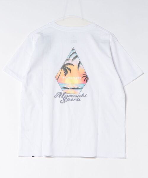 ムラサキスポーツ(ムラサキスポーツ)の「【ムラサキスポーツ限定】MURASAKI ムラサキ × VOLCOM ボルコム 半袖 コラボレーション Tシャツ BG05CU03(Tシャツ/カットソー・レディース・ホワイト/イエロー・M/L)」の10枚目の写真