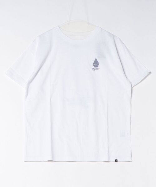 ムラサキスポーツ(ムラサキスポーツ)の「【ムラサキスポーツ限定】MURASAKI ムラサキ × VOLCOM ボルコム 半袖 コラボレーション Tシャツ BG05CU03(Tシャツ/カットソー・レディース・ホワイト/イエロー・M/L)」の9枚目の写真