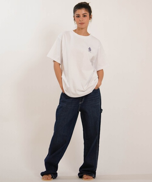ムラサキスポーツ(ムラサキスポーツ)の「【ムラサキスポーツ限定】MURASAKI ムラサキ × VOLCOM ボルコム 半袖 コラボレーション Tシャツ BG05CU03(Tシャツ/カットソー・レディース・ホワイト/イエロー・M/L)」の19枚目の写真
