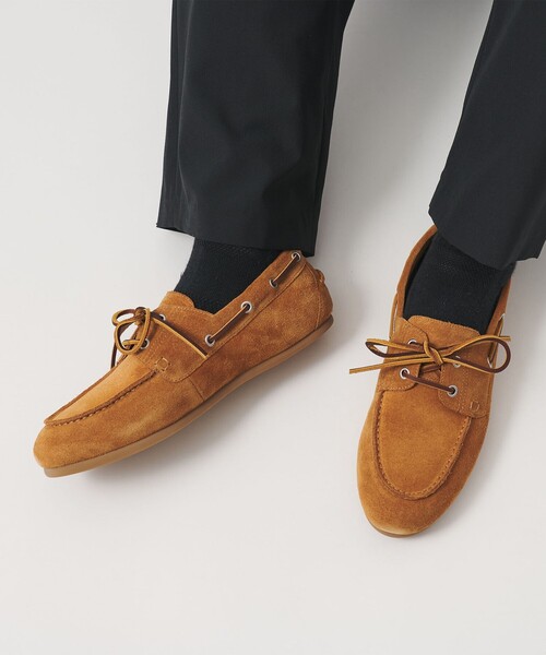 BEAUTY&YOUTH UNITED ARROWS(ビューティーアンドユースユナイテッドアローズ)の「ナロー デッキ シューズ(モカシン/デッキシューズ・メンズ・ブラウン系/ブラック・7/8/9)」の3枚目の写真