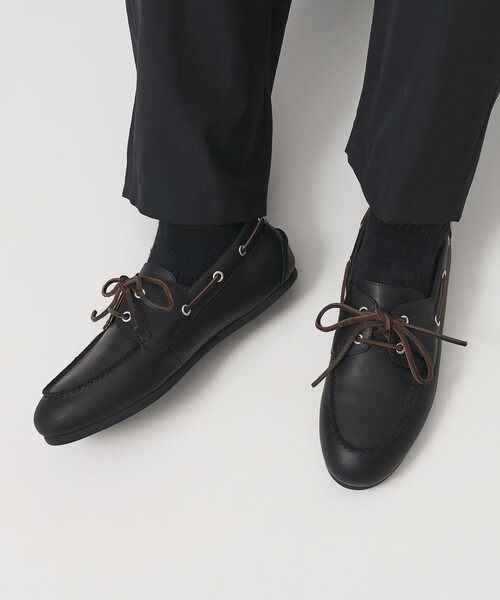 BEAUTY&YOUTH UNITED ARROWS(ビューティーアンドユースユナイテッドアローズ)の「ナロー デッキ シューズ(モカシン/デッキシューズ・メンズ・ブラウン系/ブラック・7/8/9)」の4枚目の写真
