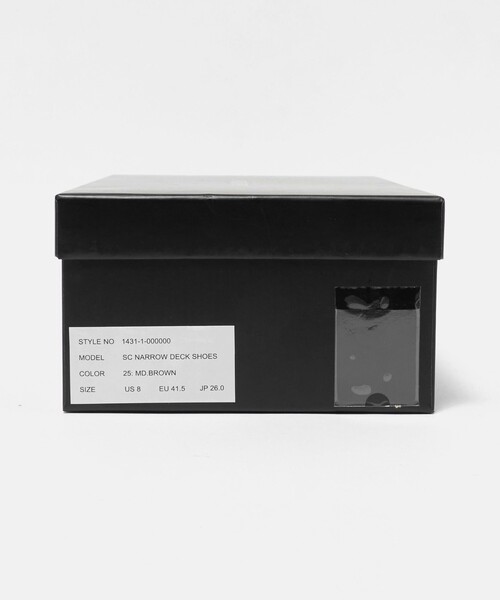 BEAUTY&YOUTH UNITED ARROWS(ビューティーアンドユースユナイテッドアローズ)の「ナロー デッキ シューズ(モカシン/デッキシューズ・メンズ・ブラウン系/ブラック・7/8/9)」の17枚目の写真