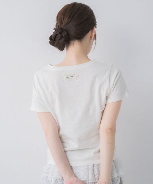 ems excite(エムズエキサイト)の「ストロベリープリントTシャツ(Tシャツ/カットソー・レディース・ホワイト/ピンク/ブラック・FREE)」の13枚目の写真
