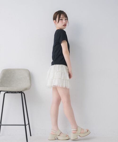 ems excite(エムズエキサイト)の「ストロベリープリントTシャツ(Tシャツ/カットソー・レディース・ホワイト/ピンク/ブラック・FREE)」の19枚目の写真