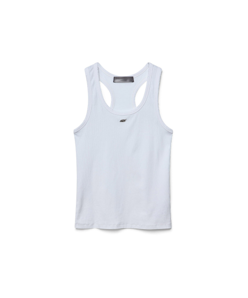 51%(フィフティーワンパーセント)の「Ribbed sleeveless - white(Tシャツ/カットソー・メンズ・その他・MEDIUM/LARGE)」の2枚目の写真