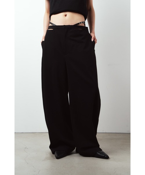 Knuth Marf(クヌースマーフ)の「spaghetti pants(スラックス・レディース・ブラック・X-SMALL/SMALL)」の7枚目の写真