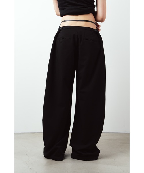 Knuth Marf(クヌースマーフ)の「spaghetti pants(スラックス・レディース・ブラック・X-SMALL/SMALL)」の9枚目の写真