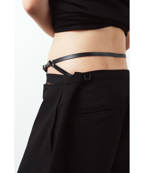 Knuth Marf(クヌースマーフ)の「spaghetti pants(スラックス・レディース・ブラック・X-SMALL/SMALL)」の10枚目の写真