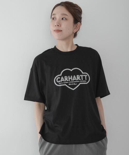 Carhartt(カーハート)の「CARHARTT SHORT-SLEEVE CLOUD HEART T-SHIRTS(Tシャツ/カットソー・レディース・ブラック/ホワイト・MEDIUM/SMALL)」の9枚目の写真