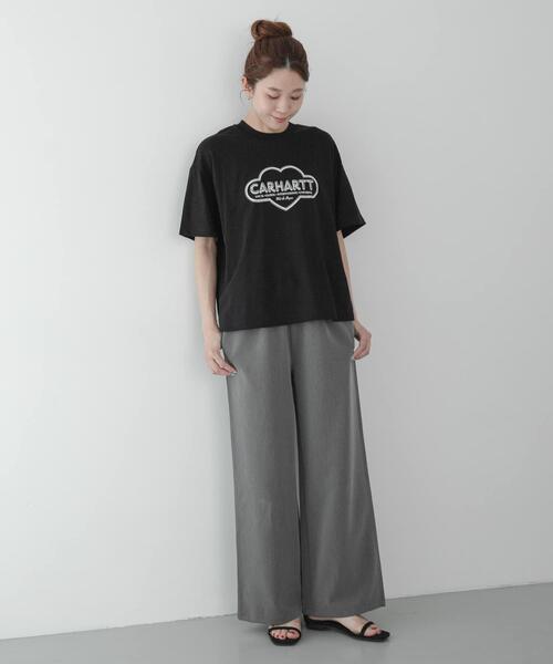 Carhartt(カーハート)の「CARHARTT SHORT-SLEEVE CLOUD HEART T-SHIRTS(Tシャツ/カットソー・レディース・ブラック/ホワイト・MEDIUM/SMALL)」の14枚目の写真
