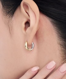 Lyvi（ライビィ）の「Melting Gloss Hoop Pierce-Contrast Edition / 金属アレルギー対応（ピアス（両耳用））」
