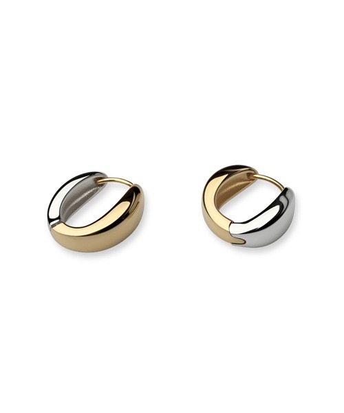 Lyvi(ライビィ)の「Melting Gloss Hoop Pierce-Contrast Edition / 金属アレルギー対応(ピアス(両耳用)・レディース・ゴールド系その他・FREE)」の5枚目の写真