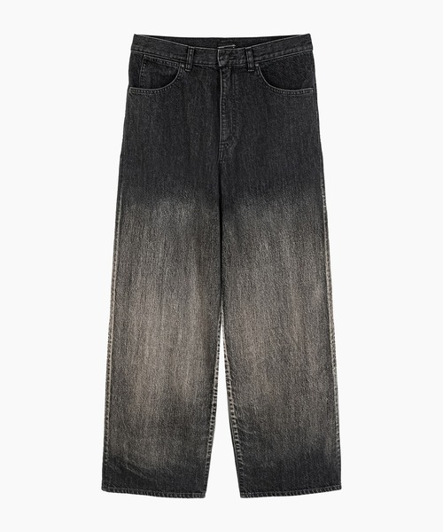 LAD MUSICIAN(ラッドミュージシャン)の「11.5oz GRADATION DENIM BAGGY PANTS(デニムパンツ・メンズ・ブラック系・42)」の1枚目の写真
