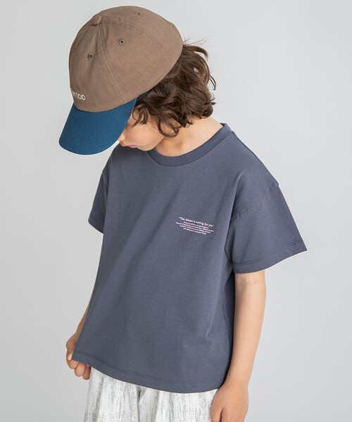 BRANSHES(ブランシェス)の「【接触冷感/吸水速乾/UVカット/遮熱】Raylock半袖Tシャツ(Tシャツ/カットソー・キッズ・グレイッシュベージュ/その他1/ネイビー/チャコールグレー/ピンク/カラフル・130/140/110/150/120/90/100)」の14枚目の写真