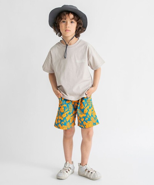BRANSHES(ブランシェス)の「【接触冷感/吸水速乾/UVカット/遮熱】Raylock半袖Tシャツ(Tシャツ/カットソー・キッズ・グレイッシュベージュ/その他1/ネイビー/チャコールグレー/ピンク/カラフル・130/140/110/150/120/90/100)」の18枚目の写真
