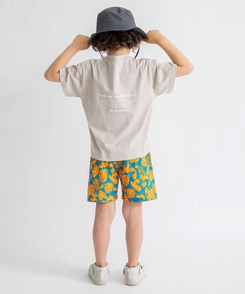 BRANSHES(ブランシェス)の「【接触冷感/吸水速乾/UVカット/遮熱】Raylock半袖Tシャツ(Tシャツ/カットソー・キッズ・グレイッシュベージュ/その他1/ネイビー/チャコールグレー/ピンク/カラフル・130/140/110/150/120/90/100)」の19枚目の写真