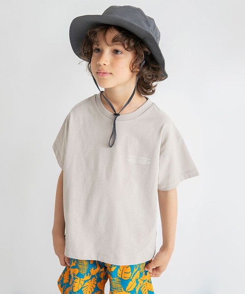 BRANSHES(ブランシェス)の「【接触冷感/吸水速乾/UVカット/遮熱】Raylock半袖Tシャツ(Tシャツ/カットソー・キッズ・グレイッシュベージュ/その他1/ネイビー/チャコールグレー/ピンク/カラフル・130/140/110/150/120/90/100)」の20枚目の写真