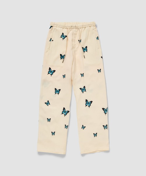 mando（マンド）の「mando / DADAIST BUTTERFLY PANTS《ESTNATION EXCLUSIVE》（その他パンツ・メンズ・ダークブラック/ライトホワイト・2/3）」の2枚目の写真