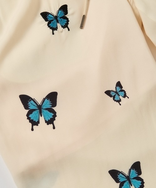 mando（マンド）の「mando / DADAIST BUTTERFLY PANTS《ESTNATION EXCLUSIVE》（その他パンツ・メンズ・ダークブラック/ライトホワイト・2/3）」の3枚目の写真