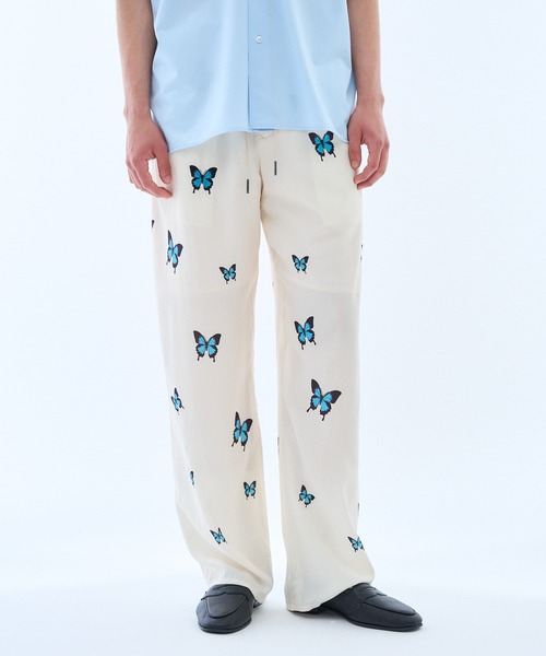 mando（マンド）の「mando / DADAIST BUTTERFLY PANTS《ESTNATION EXCLUSIVE》（その他パンツ・メンズ・ダークブラック/ライトホワイト・2/3）」の17枚目の写真