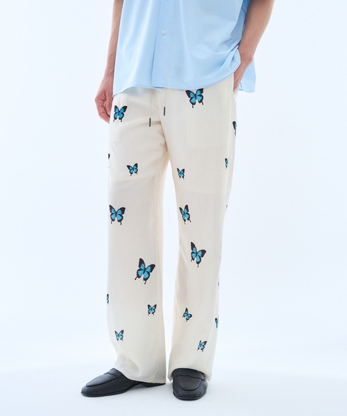 mando（マンド）の「mando / DADAIST BUTTERFLY PANTS《ESTNATION EXCLUSIVE》（その他パンツ・メンズ・ダークブラック/ライトホワイト・2/3）」の19枚目の写真