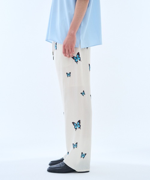 mando（マンド）の「mando / DADAIST BUTTERFLY PANTS《ESTNATION EXCLUSIVE》（その他パンツ・メンズ・ダークブラック/ライトホワイト・2/3）」の20枚目の写真