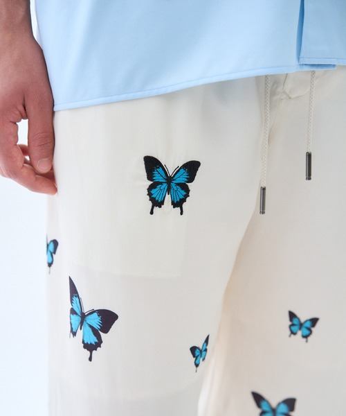 mando（マンド）の「mando / DADAIST BUTTERFLY PANTS《ESTNATION EXCLUSIVE》（その他パンツ・メンズ・ダークブラック/ライトホワイト・2/3）」の21枚目の写真